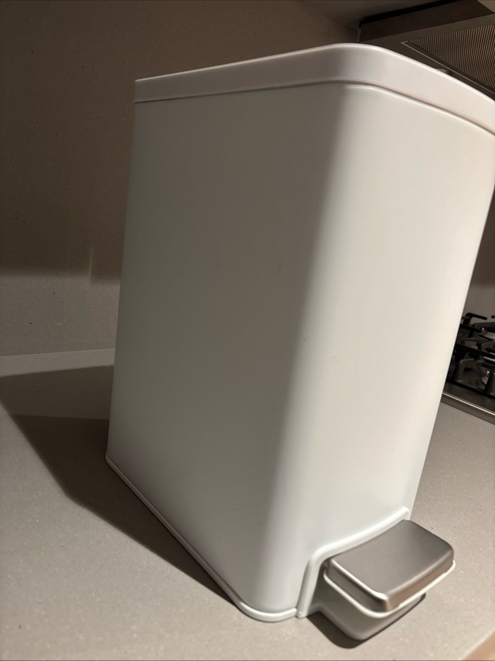 Kohler White Step Trash Can with Pedal - Home Bath - Picture 4 of 16